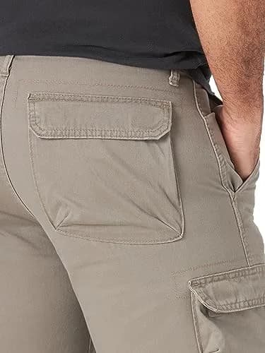 Wrangler Authentics Men's Premium Twill Cargo Short (Bennard) 52 | Relaxed Fit, Cotton, Breathable, Classic Style thumbnail 3