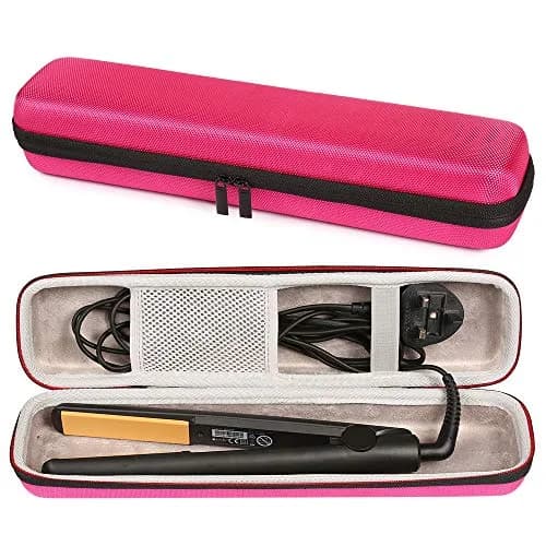 Faylapa Hard Carry Travel Case for Hair Straightener Iron Pink | Shockproof EVA Case for Styling Tools thumbnail 1