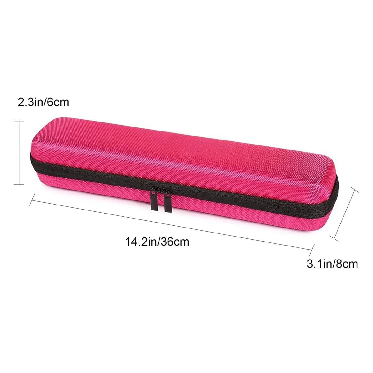 Faylapa Hard Carry Travel Case for Hair Straightener Iron Pink | Shockproof EVA Case for Styling Tools - view 2