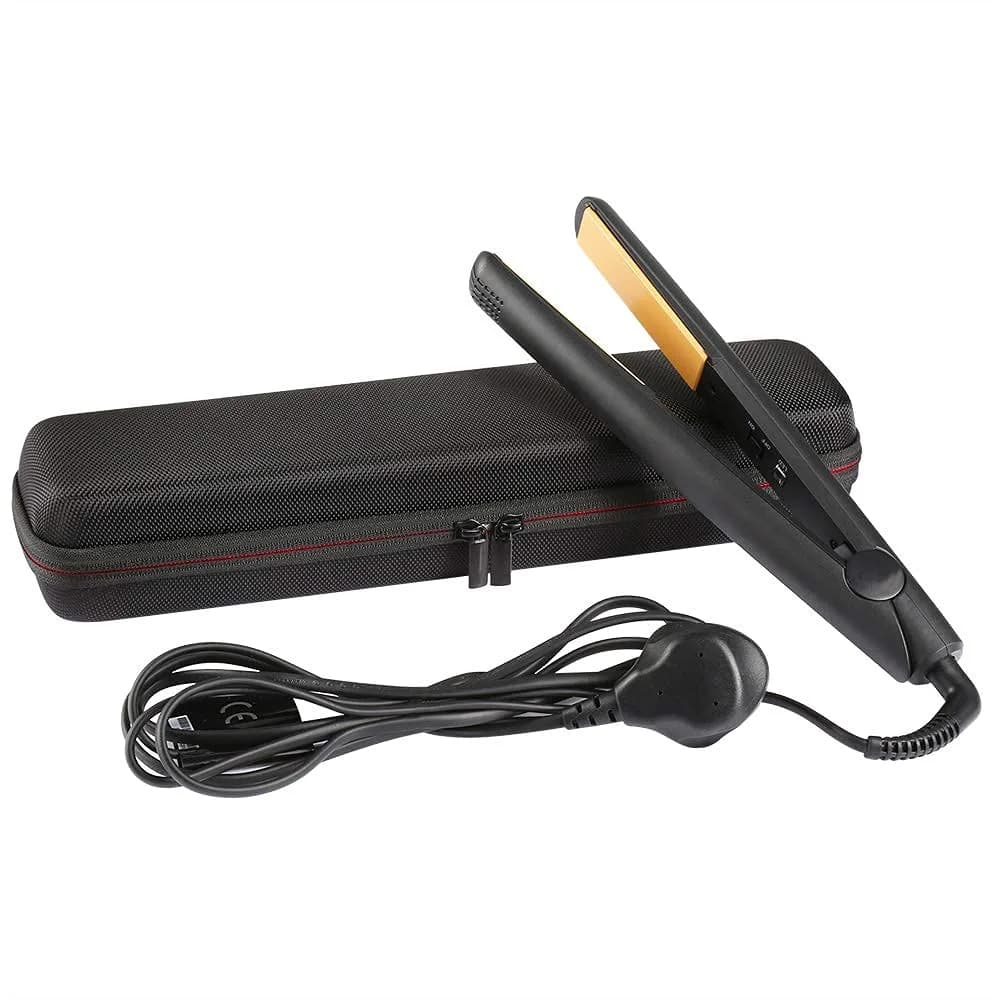 Faylapa Hard Carry Travel Case for Hair Straightener Iron Black | Shockproof EVA Case with Hand Strap for Salon Professional Tools - view 6
