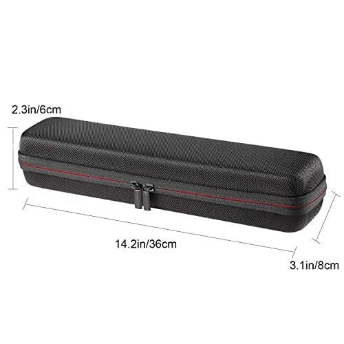 Faylapa Hard Carry Travel Case for Hair Straightener Iron Black | Shockproof EVA Case with Hand Strap for Salon Professional Tools thumbnail 3