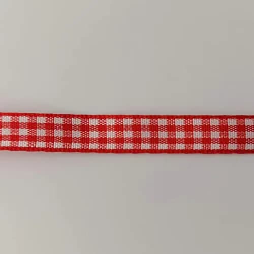 Micomon Red and White Gingham Ribbon 25 Yards | Eco-Friendly Polyester, OEKO-TEX Certified (70-120 chars) thumbnail 8