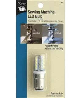 Dritz Sewing Machine LED Light Bulb, Push-In 5.75 x 2.88 x 0.75 | Energy Efficient LED for Sewing Machines thumbnail 2