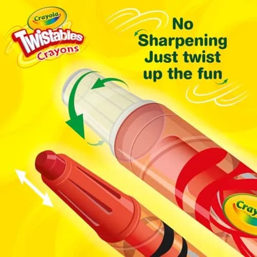 Crayola Mini Twistables Crayons 50 Count (10.8cm x 12.4cm x 6.4cm) | Non-Toxic Coloring for Kids thumbnail 4