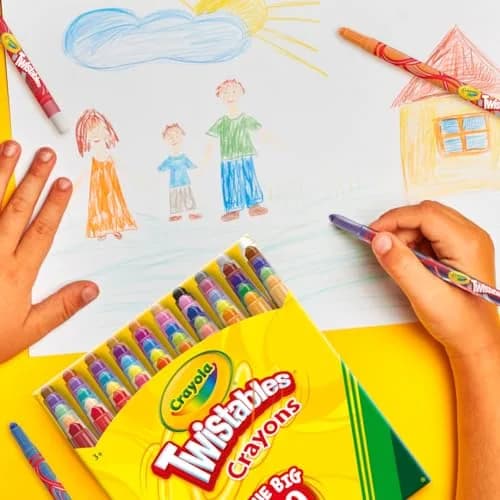 Crayola Mini Twistables Crayons 50 Count (10.8cm x 12.4cm x 6.4cm) | Non-Toxic Coloring for Kids thumbnail 6