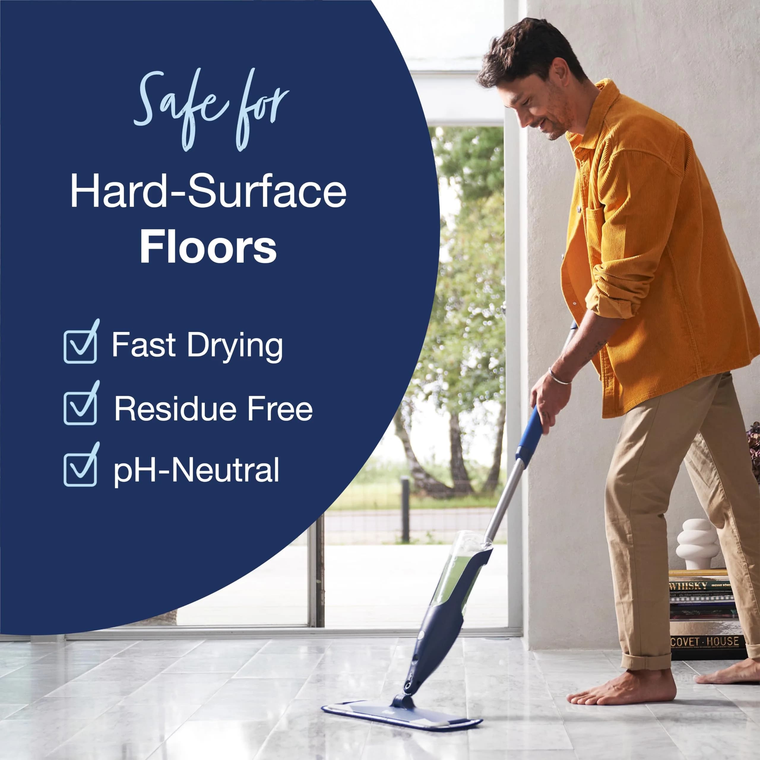 Bona Unscented Multi-Surface Floor Cleaner Spray, 96 fl oz | Residue-Free Cleaning for Stone, Tile, Laminate & Vinyl Floors - view 4