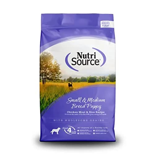 NutriSource Puppy Food for Small & Medium Breeds 4LB | Supports Growth & Gut Health thumbnail 1