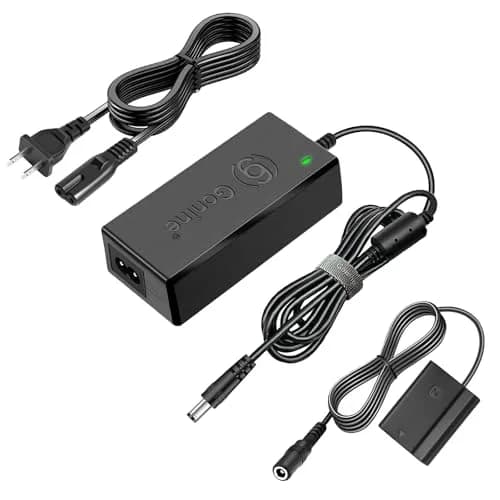 Gonine NP-FZ100 Dummy Battery Power Adapter Kit for Sony Alpha A7 V, A7R V, A7 IV, A7R IV, A7 III, A7S III, A7R III, FX3, FX30, A6600, A6700, ZV-E1, ZV-E10 II, A7C, A7C II, A7CR, A1 Cameras | Continuous Power Solution thumbnail 1