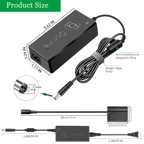 Gonine NP-FZ100 Dummy Battery Power Adapter Kit for Sony Alpha A7 V, A7R V, A7 IV, A7R IV, A7 III, A7S III, A7R III, FX3, FX30, A6600, A6700, ZV-E1, ZV-E10 II, A7C, A7C II, A7CR, A1 Cameras | Continuous Power Solution thumbnail 9
