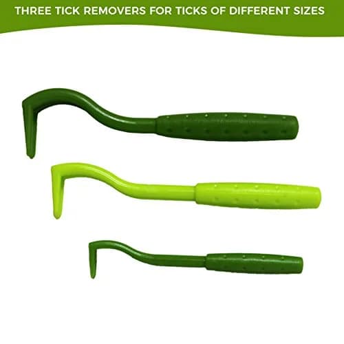 TickCheck Tick Remover Value 3 Pack with ID Card | Easy Tick Removal for Humans, Dogs, Cats & Pets thumbnail 2