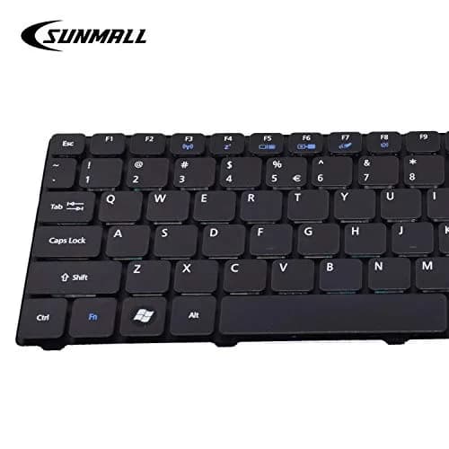 SUNMALL Laptop Keyboard Replacement Compatible with Acer Aspire Series US Layout | New Original, Black thumbnail 4