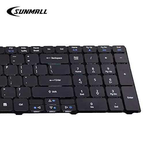 SUNMALL Laptop Keyboard Replacement Compatible with Acer Aspire Series US Layout | New Original, Black thumbnail 6