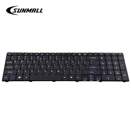 SUNMALL Laptop Keyboard Replacement Compatible with Acer Aspire Series US Layout | New Original, Black thumbnail 2