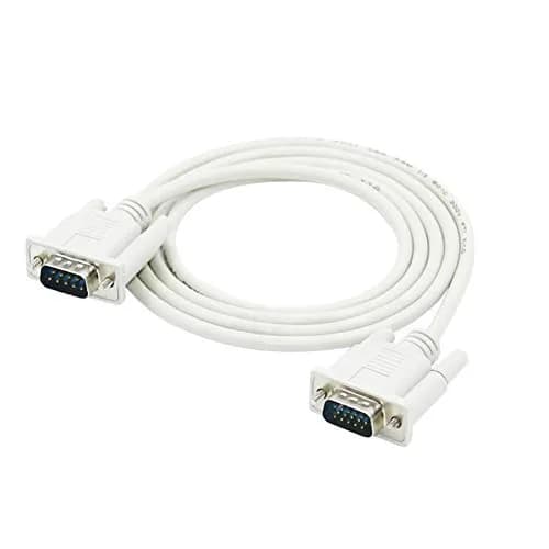 Dahszhi DB9 9 Pin Male to VGA 15 Pin Male Serial Port Cable 1.35m (4.4ft) | EMI/RFI Shielded thumbnail 1
