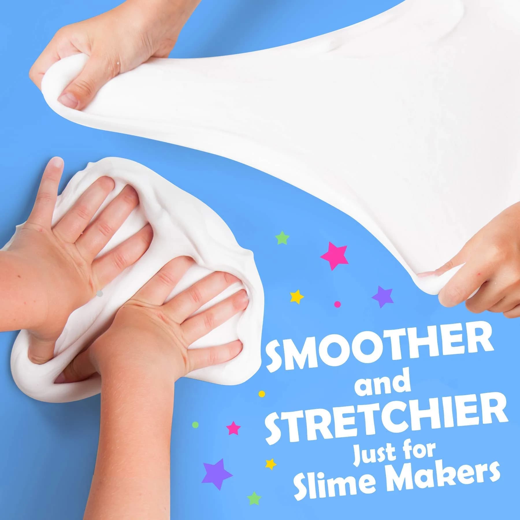 Original Stationery Soft Clay for Slime 230 g (8.1 oz) | White Air-Dry Modeling Compound for Butter Slime - view 3