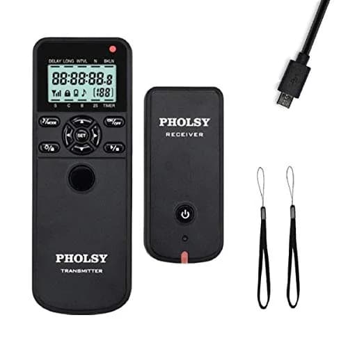 PHOLSY Timer Shutter Remote Control for Fuji | Wireless & Timer Trigger with Intervalometer thumbnail 1