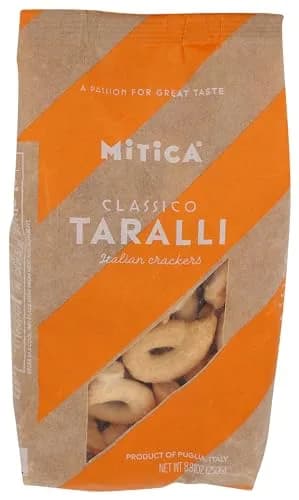 Mitica Taralli Classic 8.81 Ounce | Vegan & Vegetarian Snack from USA thumbnail 1
