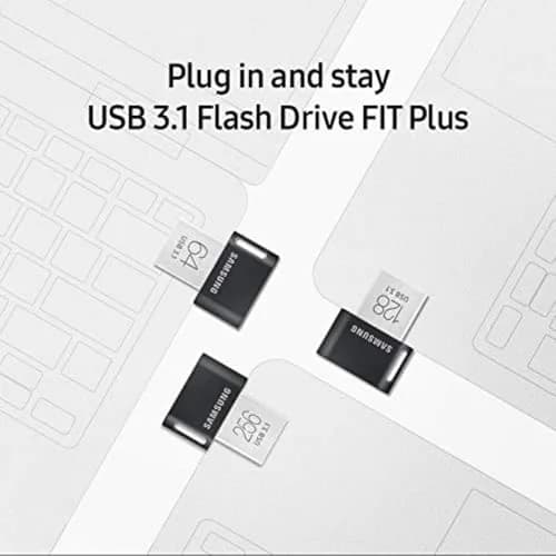 Samsung FIT Plus USB 3.1 Flash Drive 128GB 400MB/s | Gunmetal Gray thumbnail 5