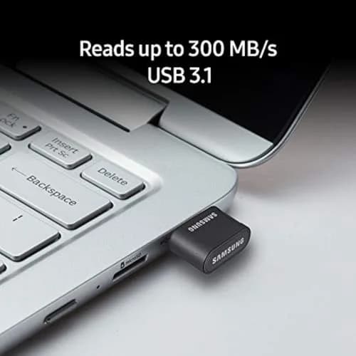 Samsung FIT Plus USB 3.1 Flash Drive 128GB 400MB/s | Gunmetal Gray thumbnail 7