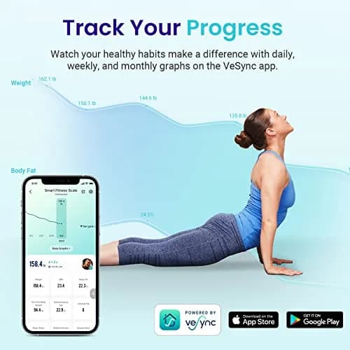 Etekcity Smart Body Composition Scale 180kg (400 lb) | FDA Approved Health Monitor thumbnail 5
