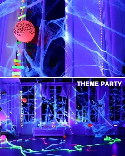 Onforu 10m (32.8ft) Black Light LED Strip Kit | 600 LEDs for Glow Parties & Halloween thumbnail 7