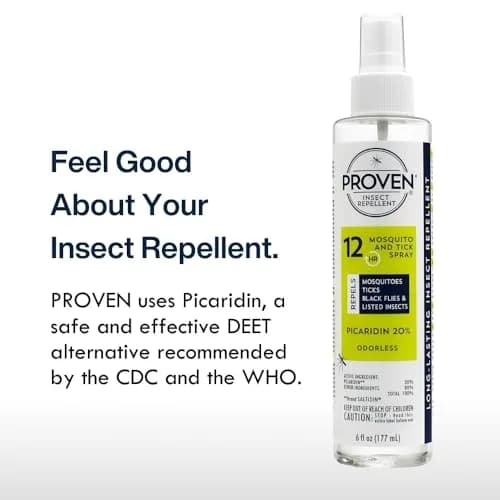 Proven Insect Repellent Spray for Mosquitoes, Ticks & Black Flies | Up to 12-Hour DEET-Free Protection thumbnail 2