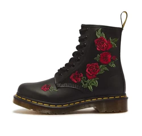 Dr. Martens 1460 Vonda Softy T Boots Black | Classic 8-Eye Leather Casual Footwear thumbnail 1