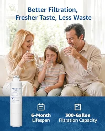Maxblue MB-F27 Replacement for Samsung DA29-00020B Water Filter 2 Pack | NSF Certified, Lead-Free, Pure Water thumbnail 9