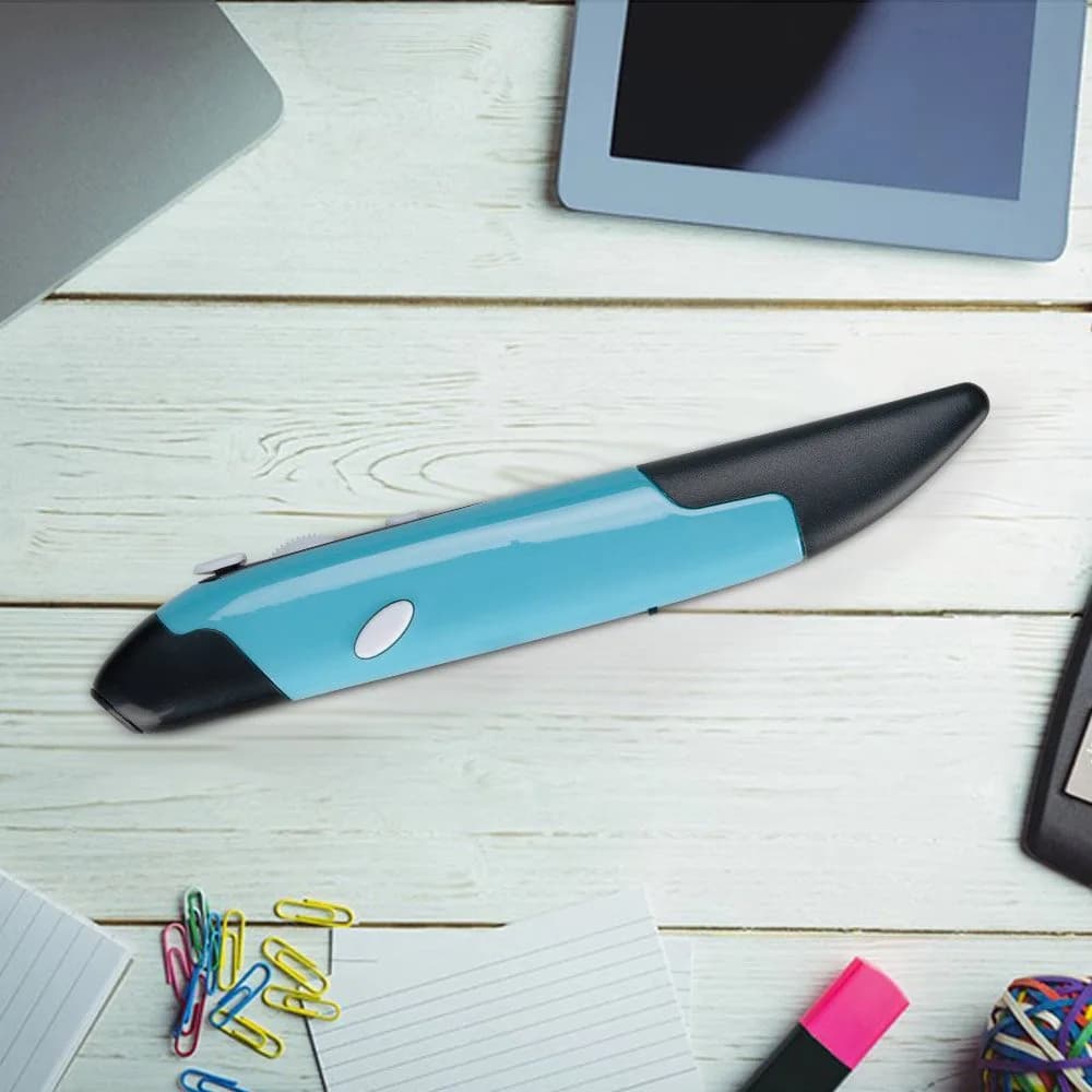 lychee Wireless Optical Pocket Pen Mouse Blue | 800/1200/1600 DPI Adjustable Handwriting Mini Mice - view 6