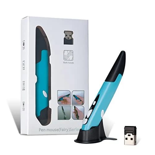 lychee Wireless Optical Pocket Pen Mouse Blue | 800/1200/1600 DPI Adjustable Handwriting Mini Mice thumbnail 7