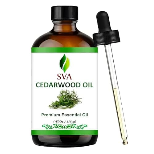SVA ORGANICS Cedarwood Essential Oil 4 Fl Oz (118 mL) - 100% Pure & Natural thumbnail 1