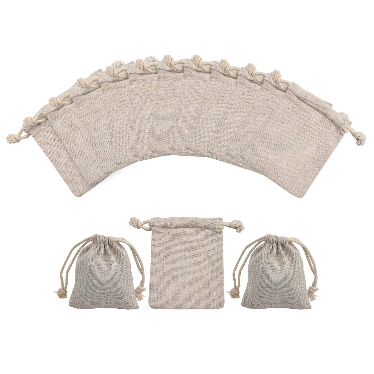 calary Cotton Canvas Gift Bag 5x7 Inch | Reusable, Durable & Eco-Friendly