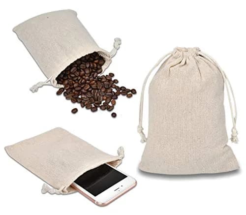 calary Cotton Canvas Gift Bag 5x7 Inch | Reusable, Durable & Eco-Friendly thumbnail 3