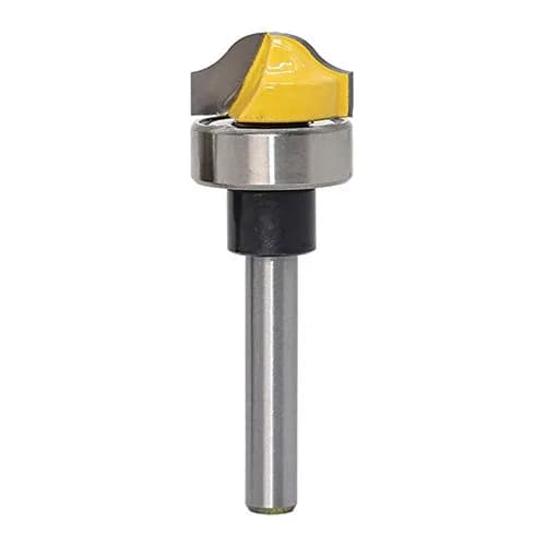 YAKAMOZ 1/4 Inch Shank Faux Panel Ogee Groove Router Bit with Bearing Carbide Tipped 3/4" Diameter | Decorative Edge Router Tool thumbnail 1