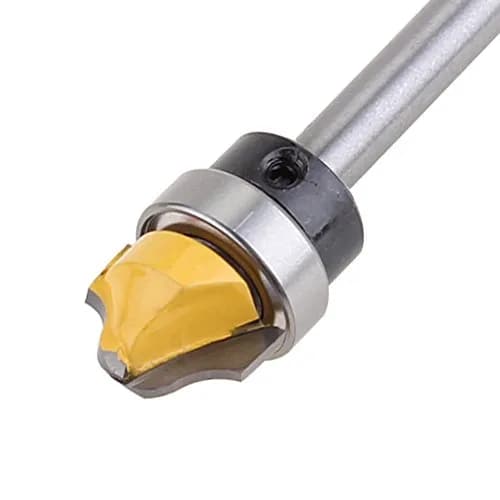 YAKAMOZ 1/4 Inch Shank Faux Panel Ogee Groove Router Bit with Bearing Carbide Tipped 3/4" Diameter | Decorative Edge Router Tool thumbnail 4