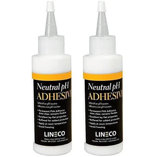 Lineco Neutral pH Adhesive 8 OZ (2-Pack) | Archival Quality Glue for Bookbinding & Paper Crafts thumbnail 1