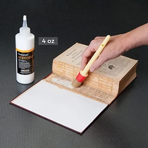 Lineco Neutral pH Adhesive 8 OZ (2-Pack) | Archival Quality Glue for Bookbinding & Paper Crafts thumbnail 2