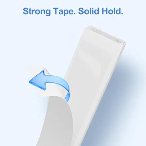 Yecaye White Cord Hider Kit 3.6m (113in) | Conceals 2 Small Wires for Home & Office thumbnail 8