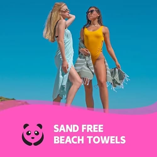 HAVLULAND Turkish Beach Towel Oversized Set of 6 | Quick-Dry & Sand Free (72x40) thumbnail 9