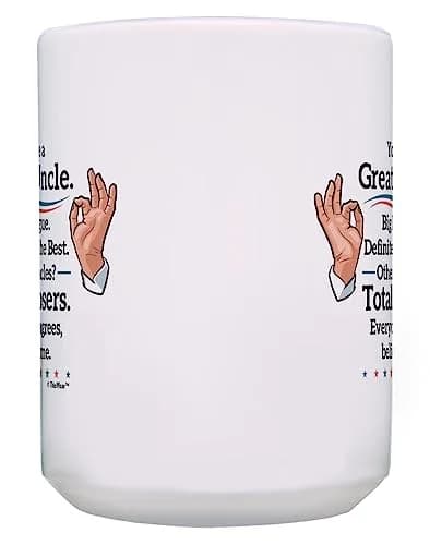 ThisWear Great Uncle Everyone Agrees 15oz Coffee Mug | Classic Ceramic Mug for Daily Use thumbnail 4