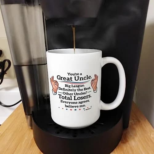 ThisWear Great Uncle Everyone Agrees 15oz Coffee Mug | Classic Ceramic Mug for Daily Use thumbnail 5