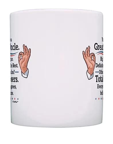 ThisWear Great Uncle Everyone Agrees 11oz Coffee Mug | Classic Ceramic Mug for Daily Use thumbnail 4
