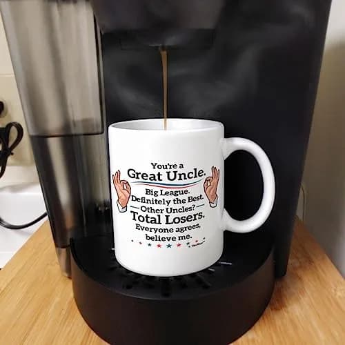 ThisWear Great Uncle Everyone Agrees 11oz Coffee Mug | Classic Ceramic Mug for Daily Use thumbnail 5