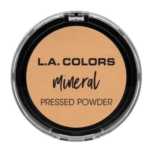 L.A. COLORS Mineral Pressed Powder Soft Honey 7.37 g (0.26 oz) | Natural Matte Finish for All Skin Types thumbnail 2