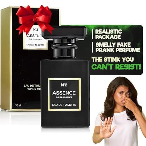 Gagster Prank Perfume Fart Spray Extra Strong | Liquid Fake Odor in Realistic Bottle for Pranks & Gags (ワンサイズ, Black) thumbnail 1