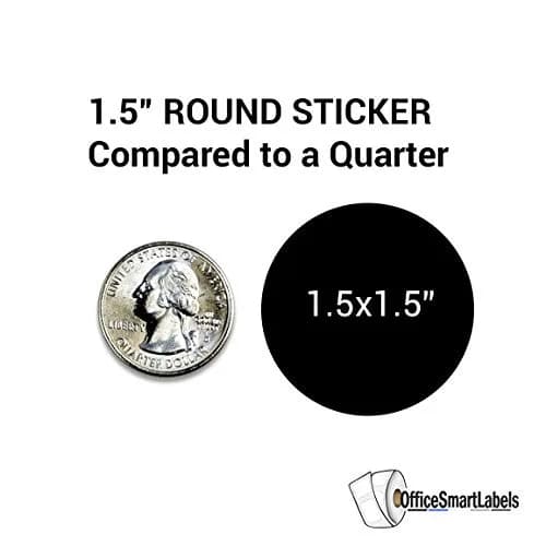 OfficeSmartLabels $6.99 Preprinted Price Stickers 1.5 Inch Round | Fluorescent Green, 300 Labels thumbnail 4