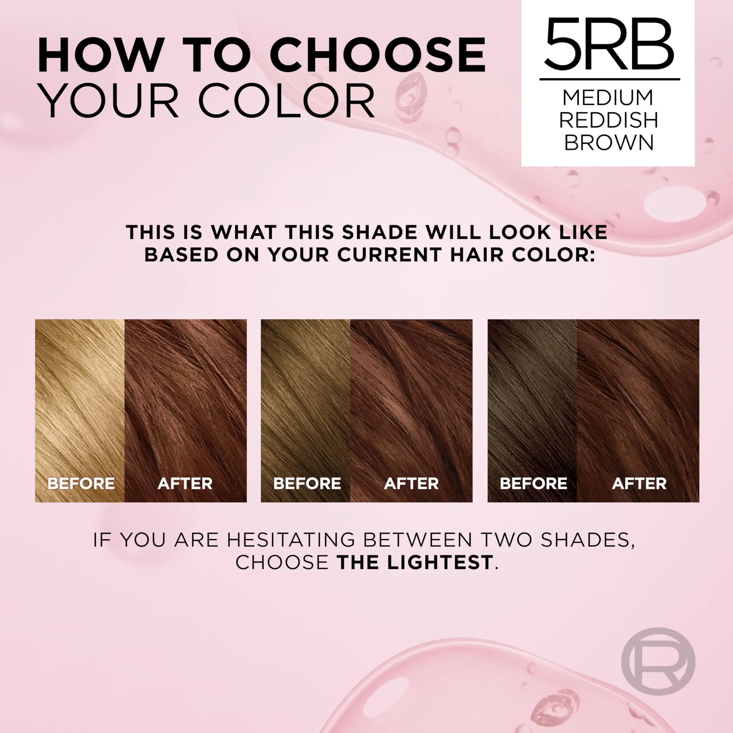 L'Oreal Paris Excellence Crème Permanent Hair Dye 5RB Medium Reddish Brown | Triple Care with Hyaluronic Acid for 100% Gray Coverage - view 6