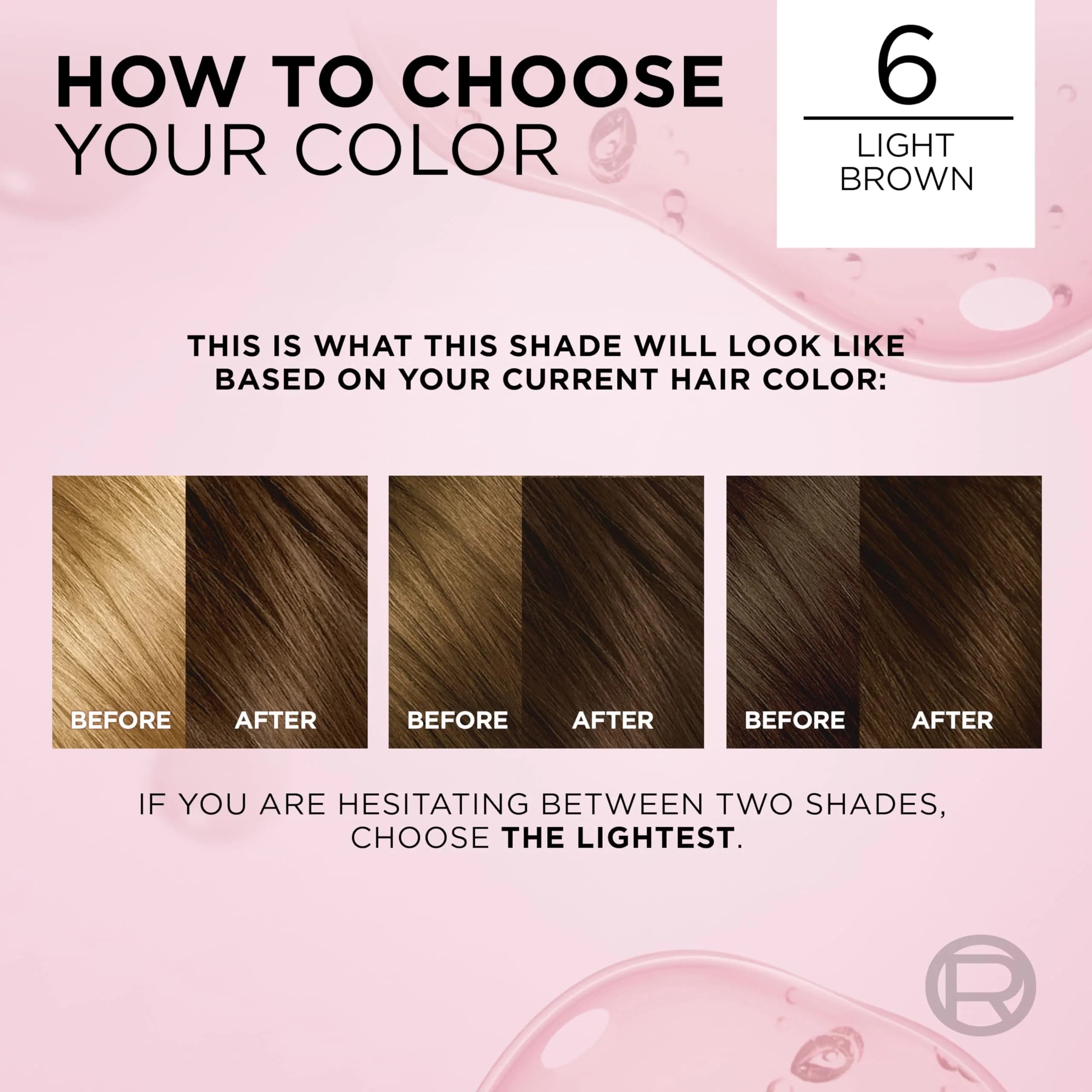 L'Oreal Paris Excellence Crème Permanent Hair Dye 6 Light Brown | Triple Care Color with Hyaluronic Acid for 100% Gray Coverage - view 6