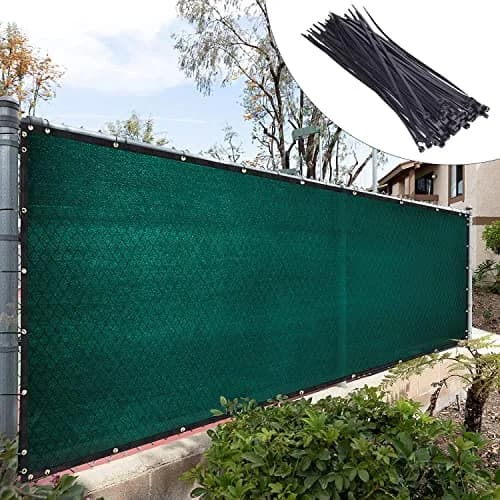 Royal Shade 6' x 50' Green Fence Privacy Screen | Heavy Duty Windscreen for Outdoor Privacy thumbnail 1