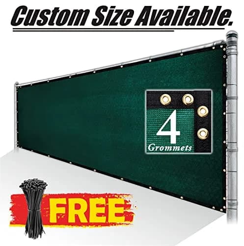 Royal Shade 6' x 50' Green Fence Privacy Screen | Heavy Duty Windscreen for Outdoor Privacy thumbnail 8